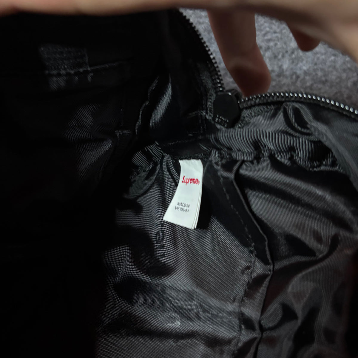 Supreme logo waist bag