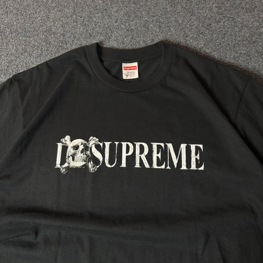 Supreme skull tee black