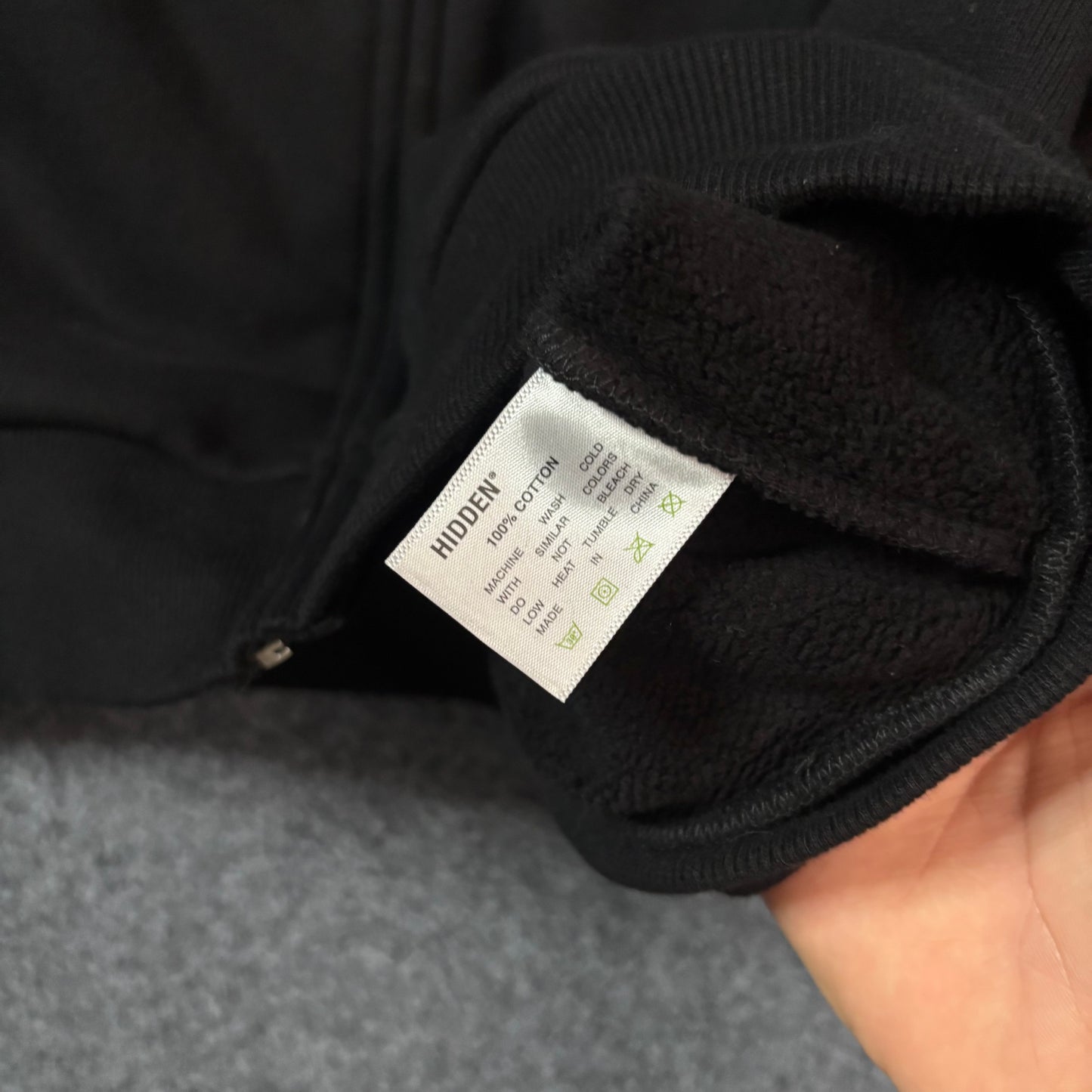 Hidden x Asics dusk zip hoodie