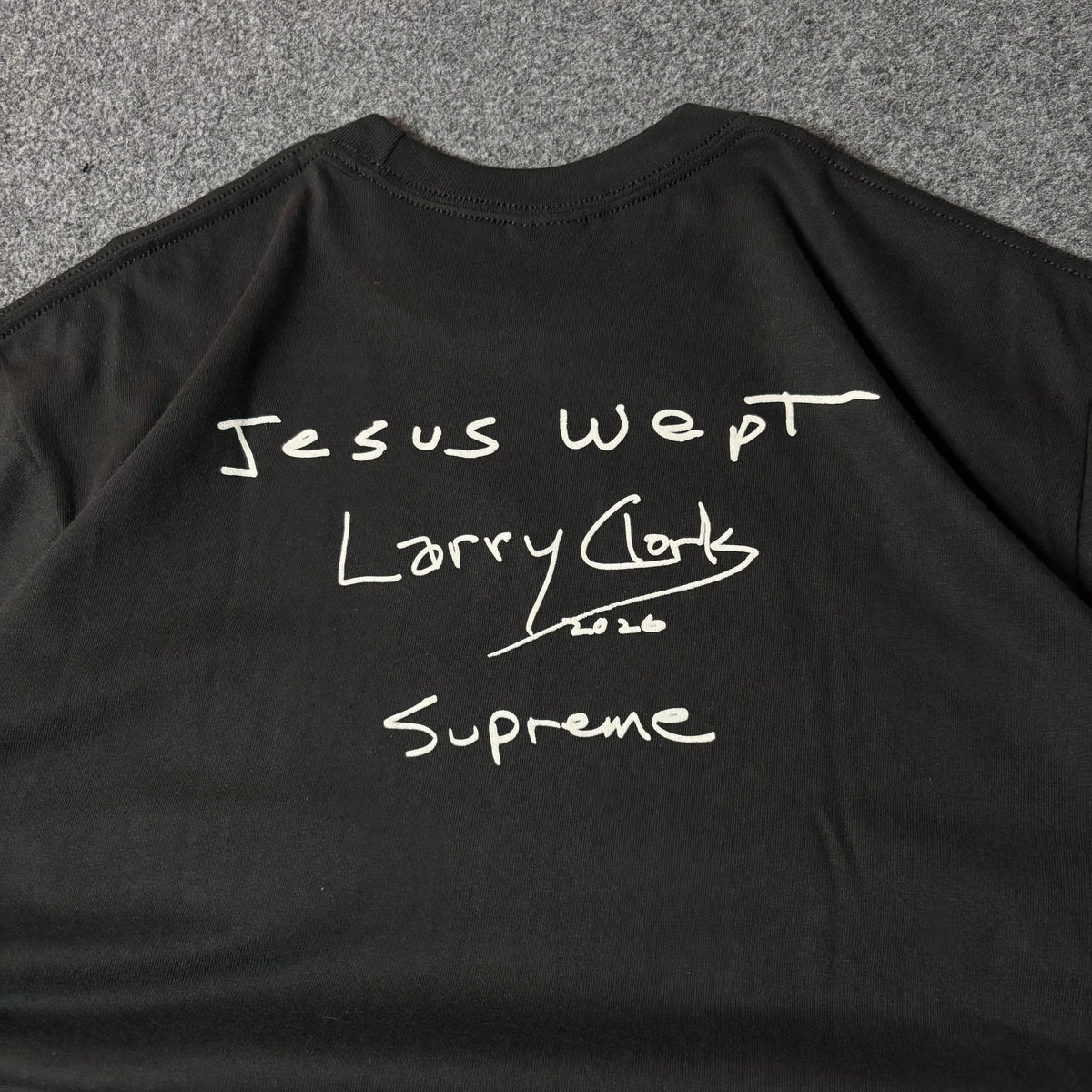Supreme x Larry Clark gun tee black
