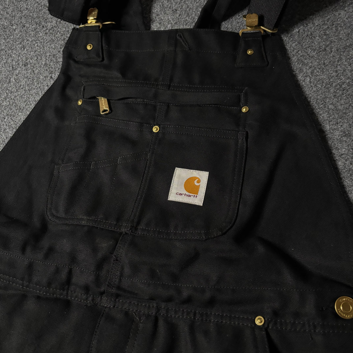 Carhartt double knee black overall