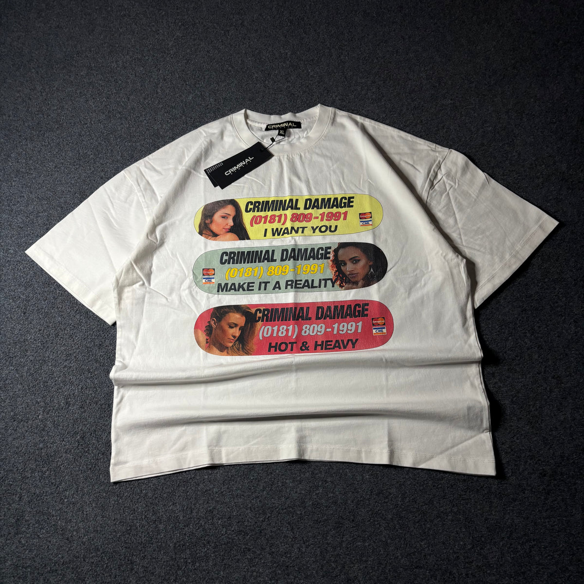 Criminal damage hotline reality tee