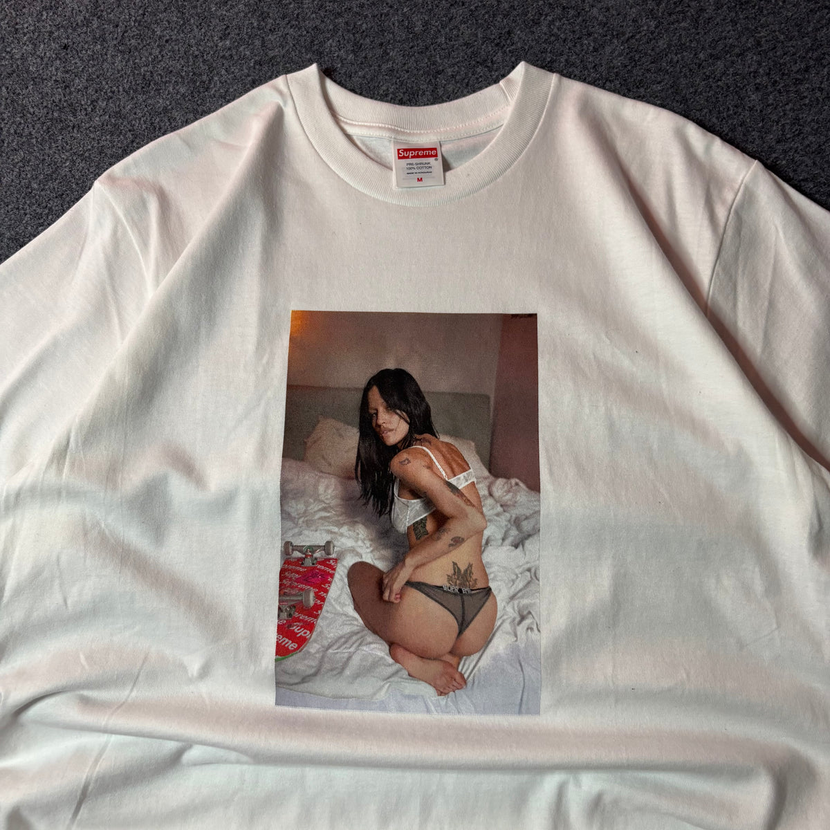 Supreme x Larry Clark neighbor tee white