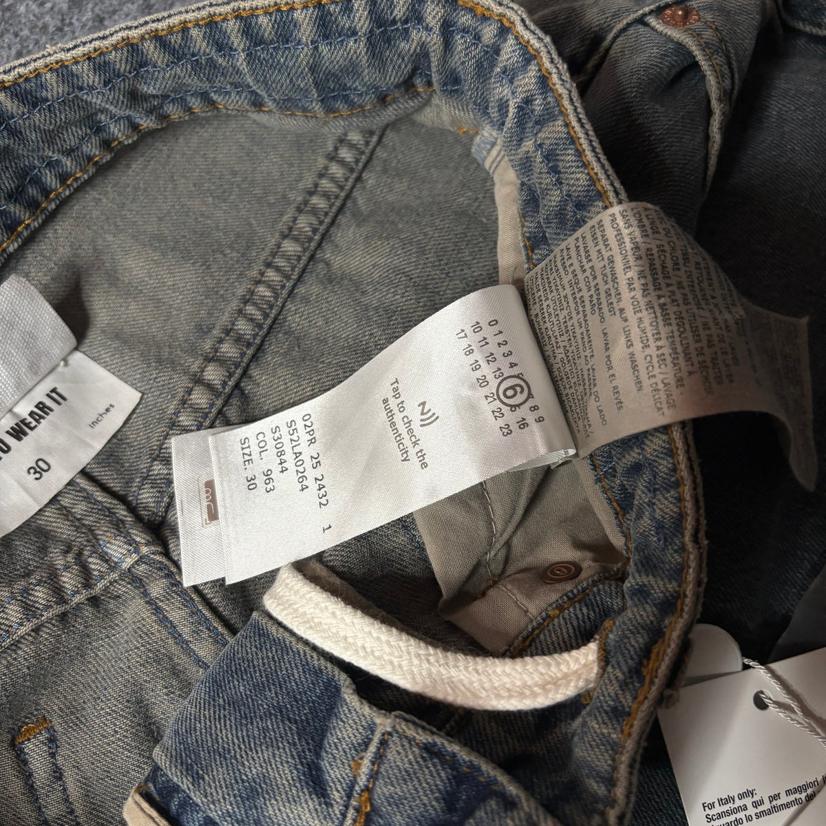 Maison Margiela MM6, Pants 5 Pockets (Light Grey)