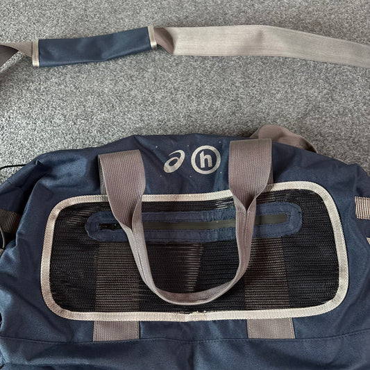 Hidden NY x Asics duffle bag blue