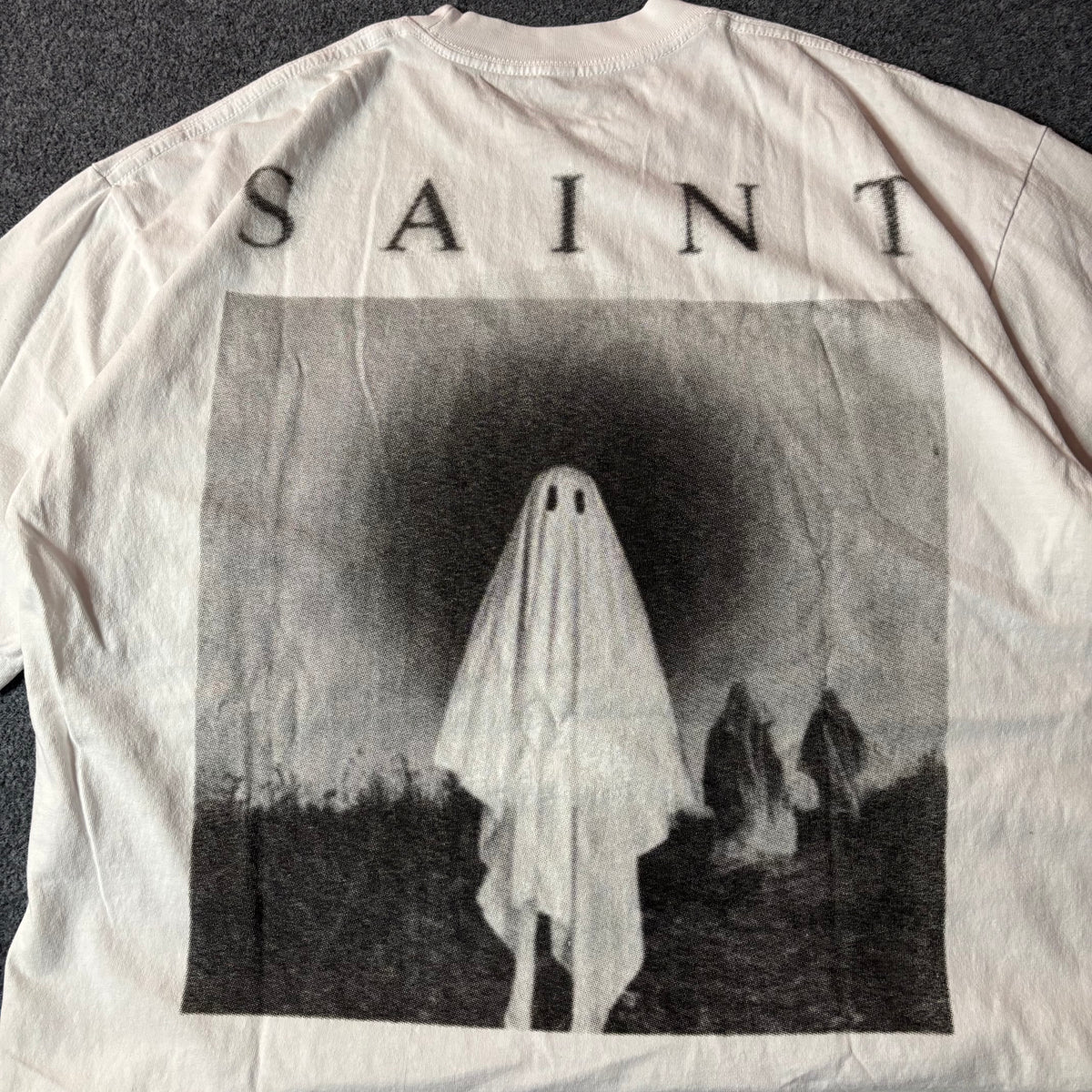 Saint Michael x NAV “rexdale” white tee