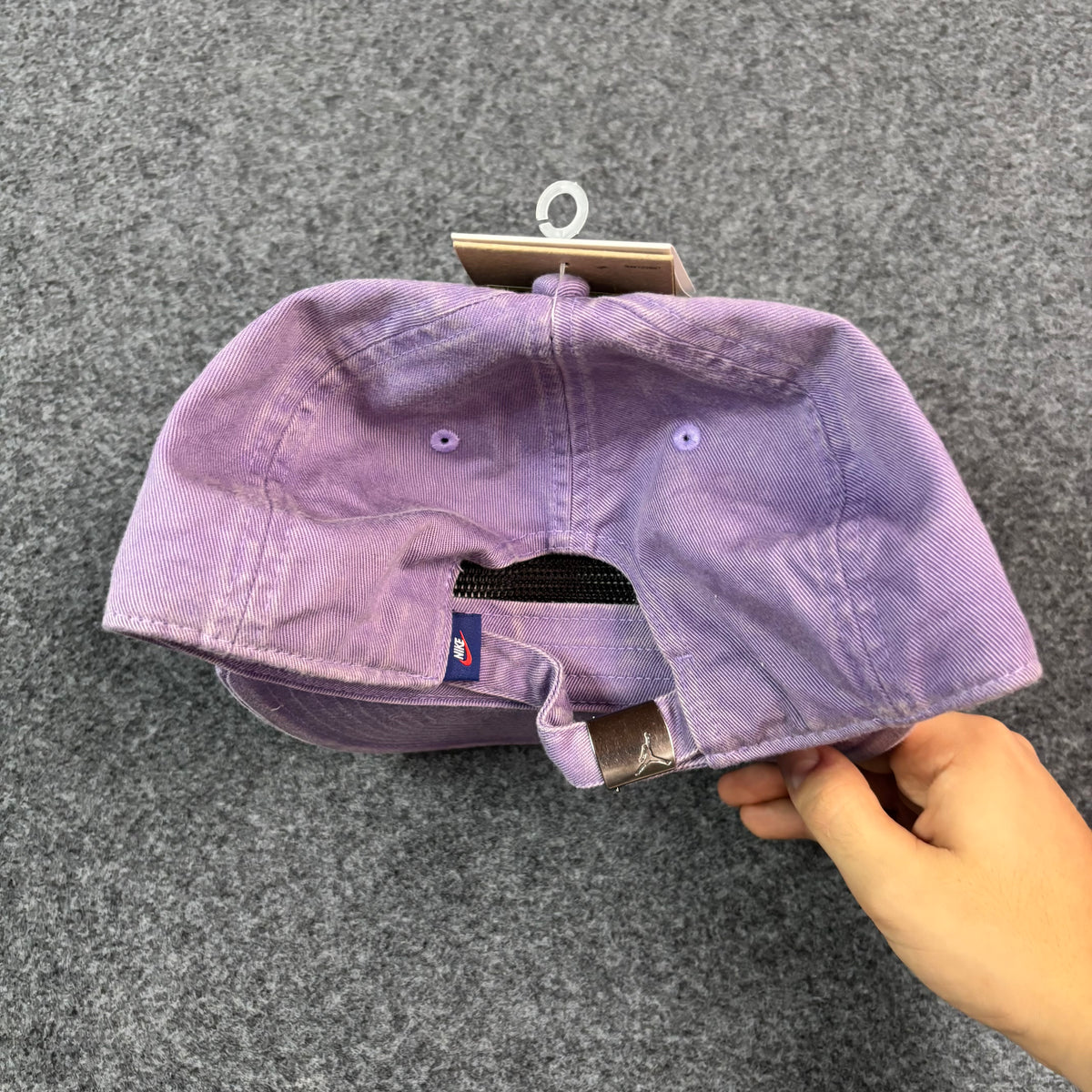 Jordan embroidered logo hat lilac