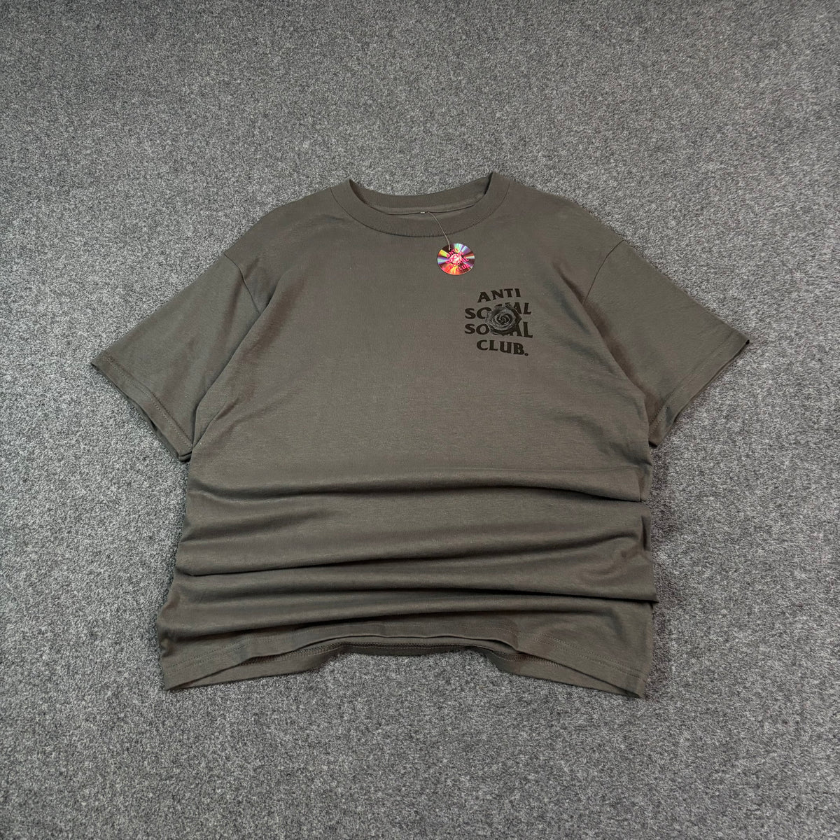 Anti Social Social Club bat emoji tee black
