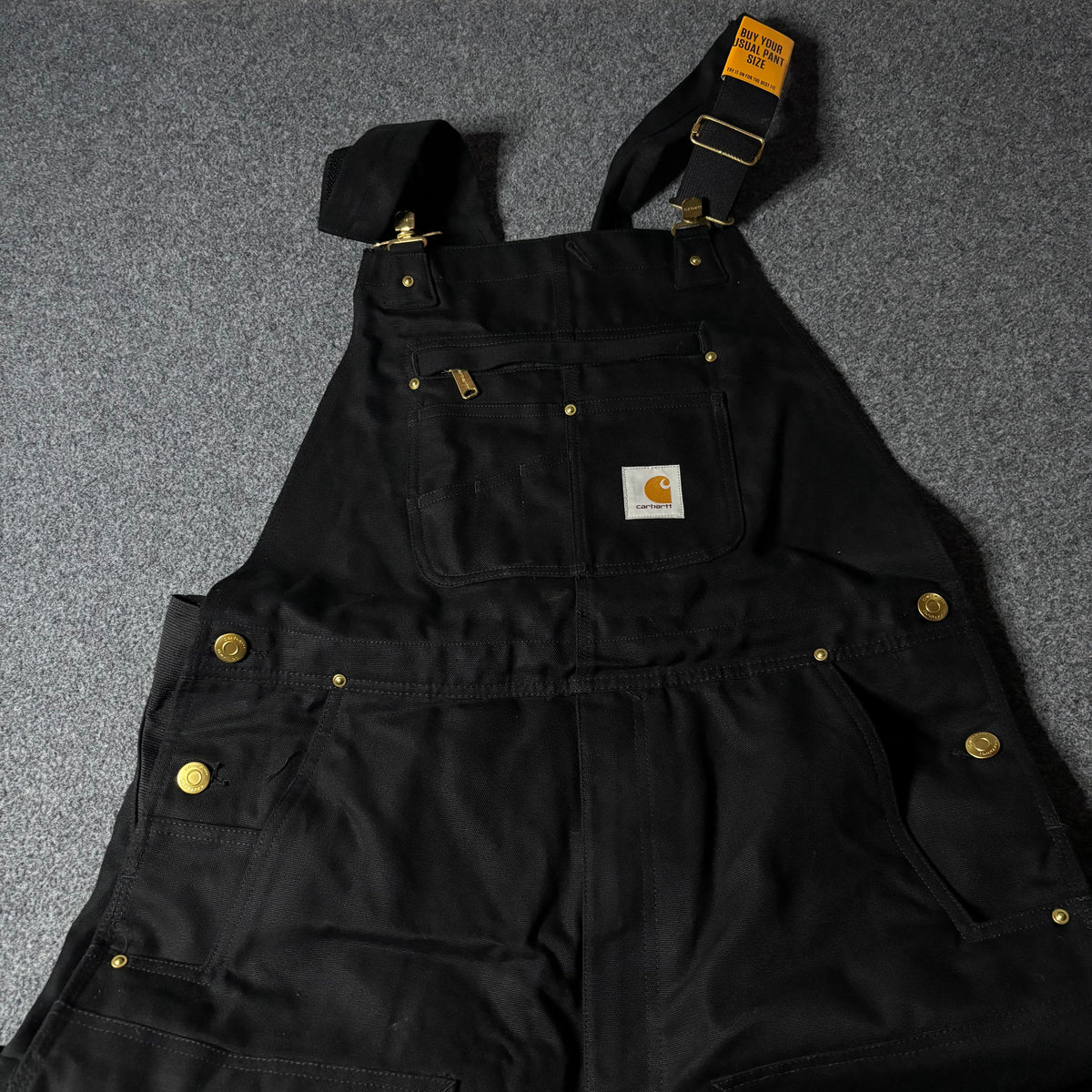 Carhartt double knee black overall