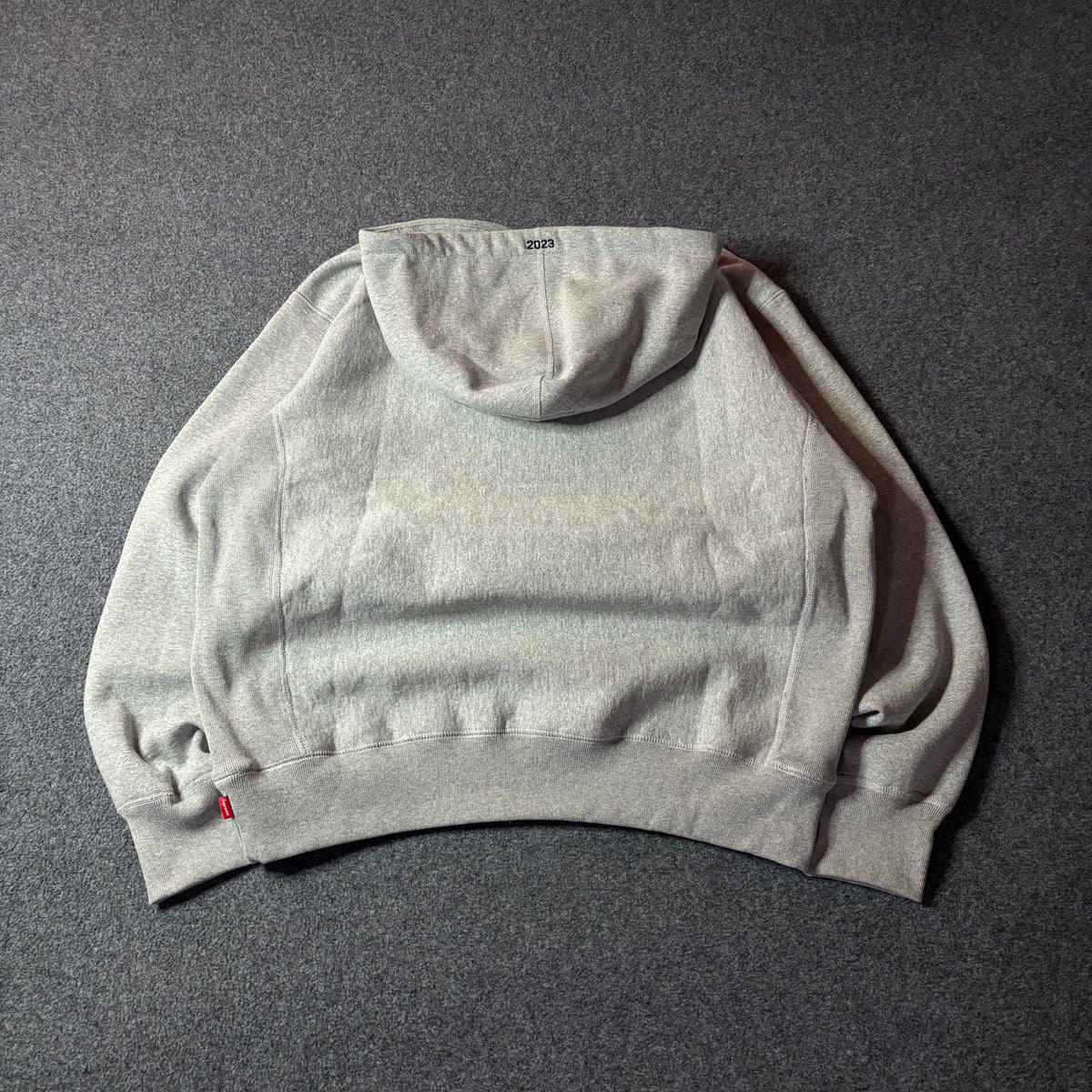 Supreme Motion Logo grey hoodie SS23