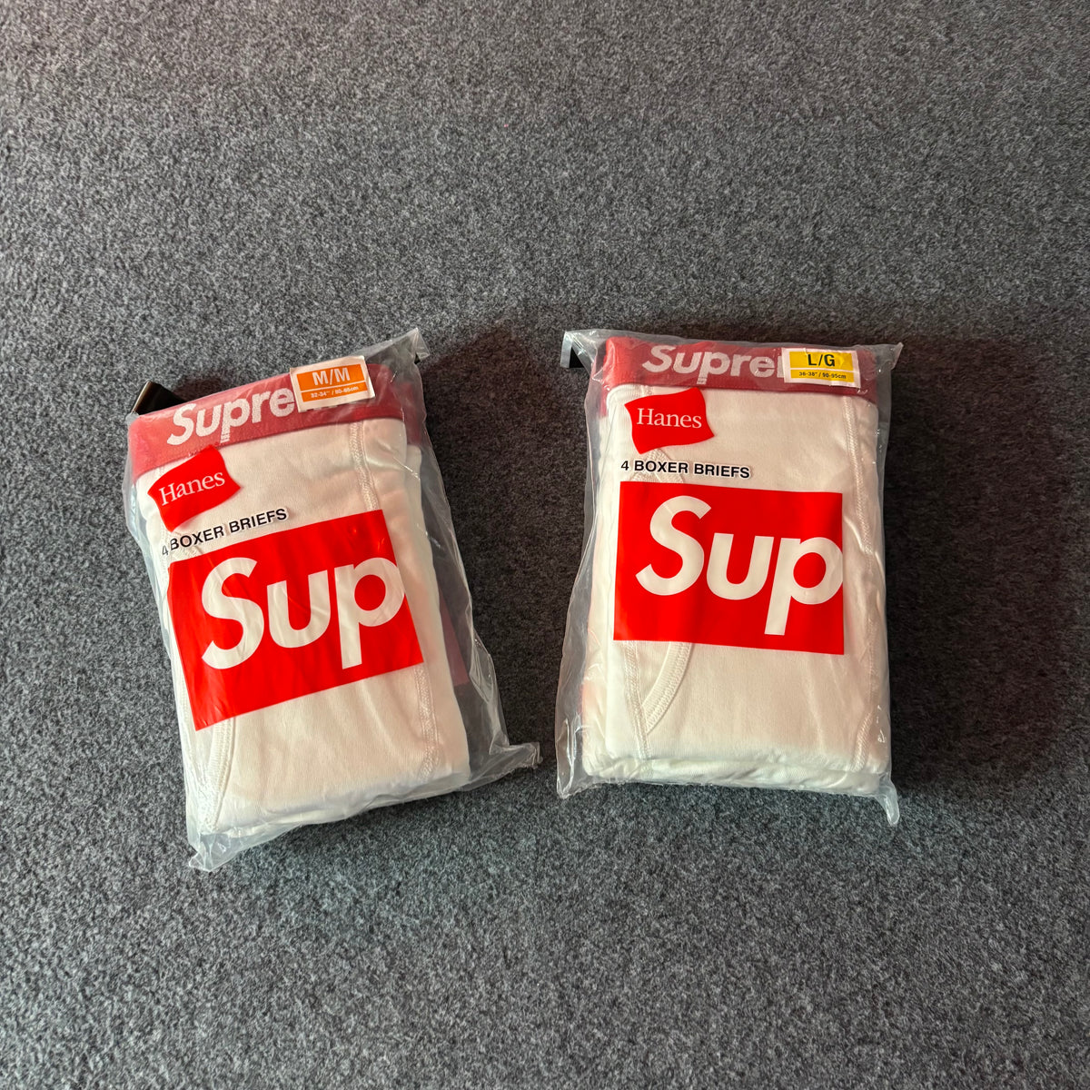 Supreme boxers white 4 pack