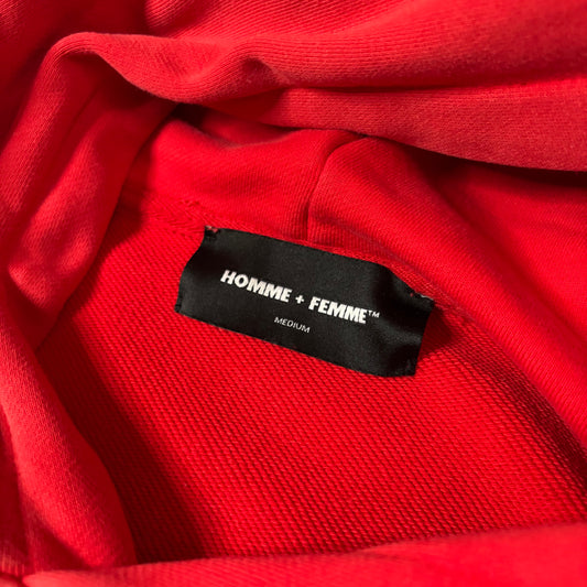 Homme Femme Mardi Gras’s red hoodie