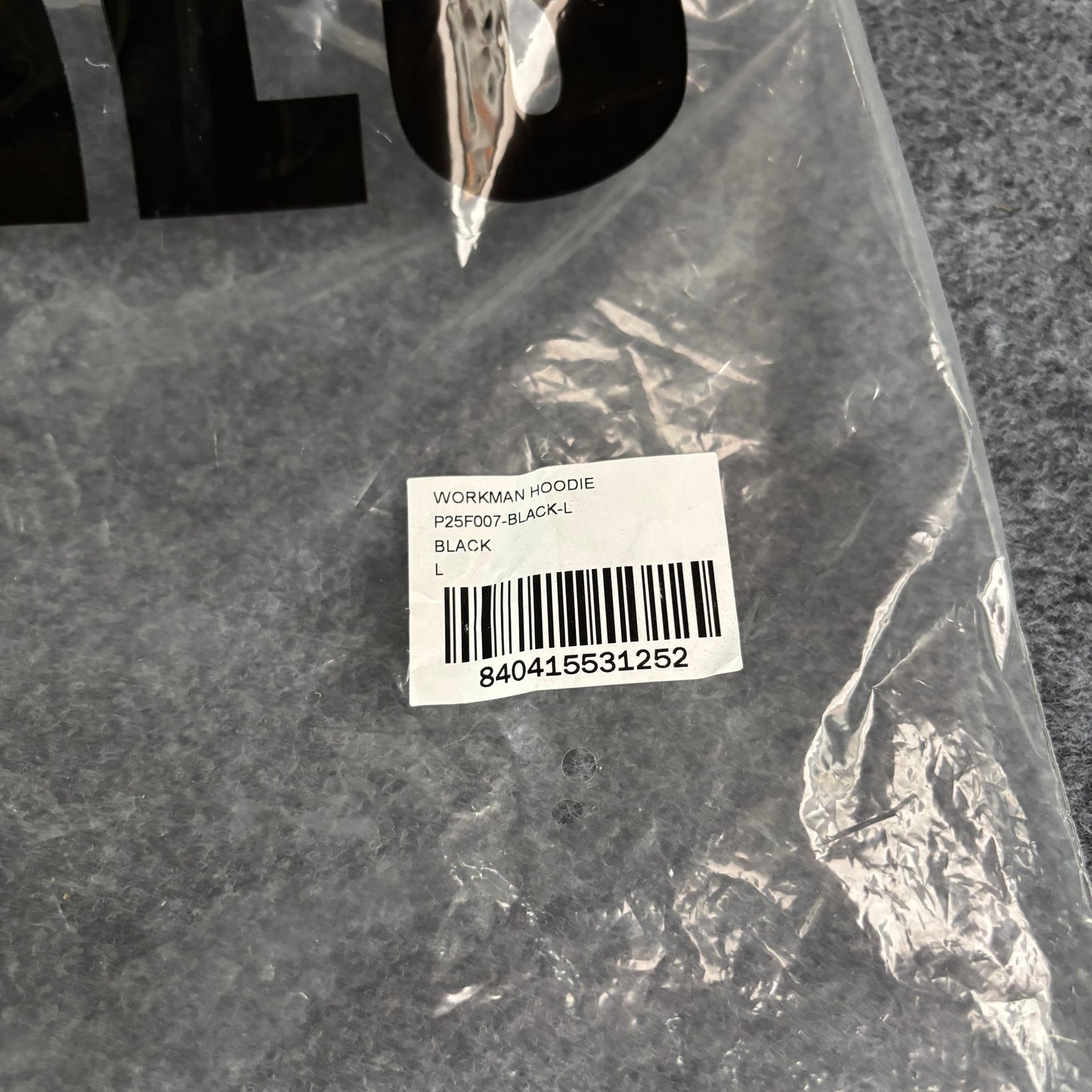 Pleasures x Boiler Room workman hoodie black
