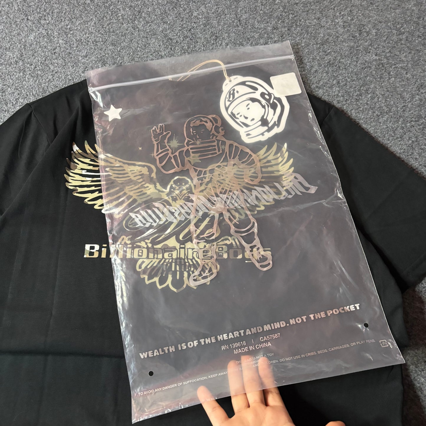 Billionaire Boys Club fanum ss troupe flagship exclusive black tee