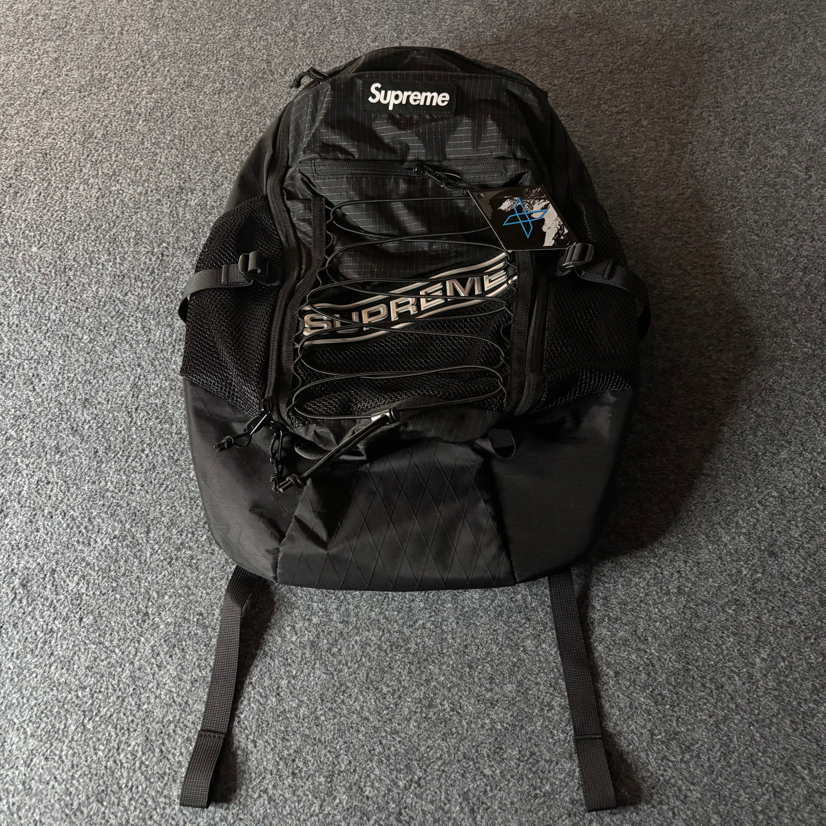 Supreme FW23 3D logo backpack black