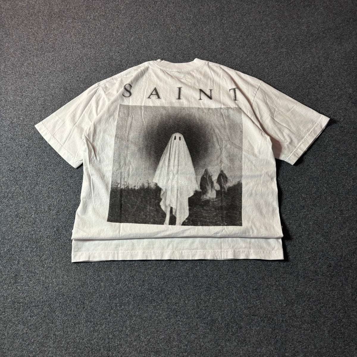 Saint Michael x NAV “rexdale” white tee