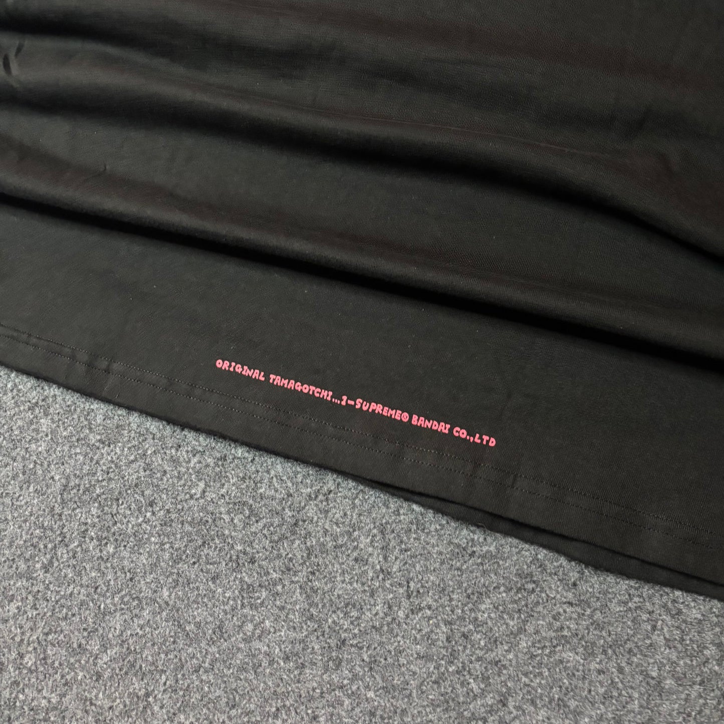 Supreme tamagotchi tee black