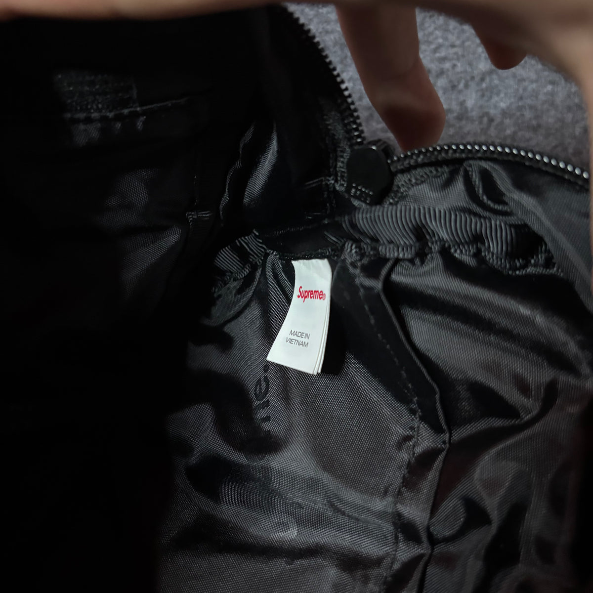 Supreme logo waist bag