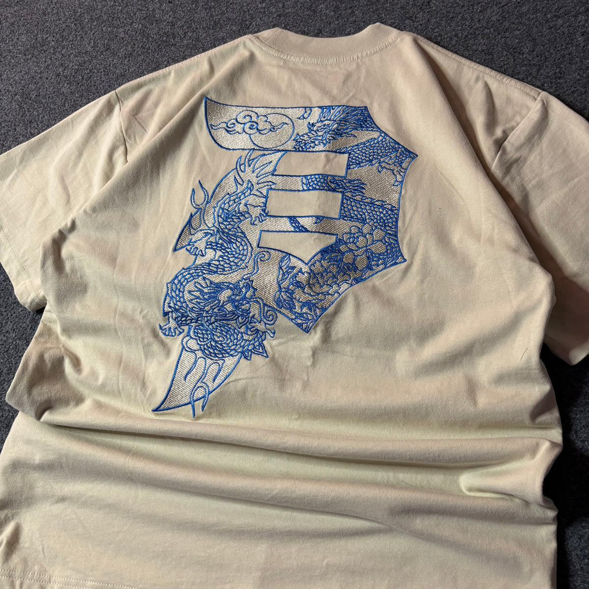 Primitive ceramic boxy tee embroidered logos