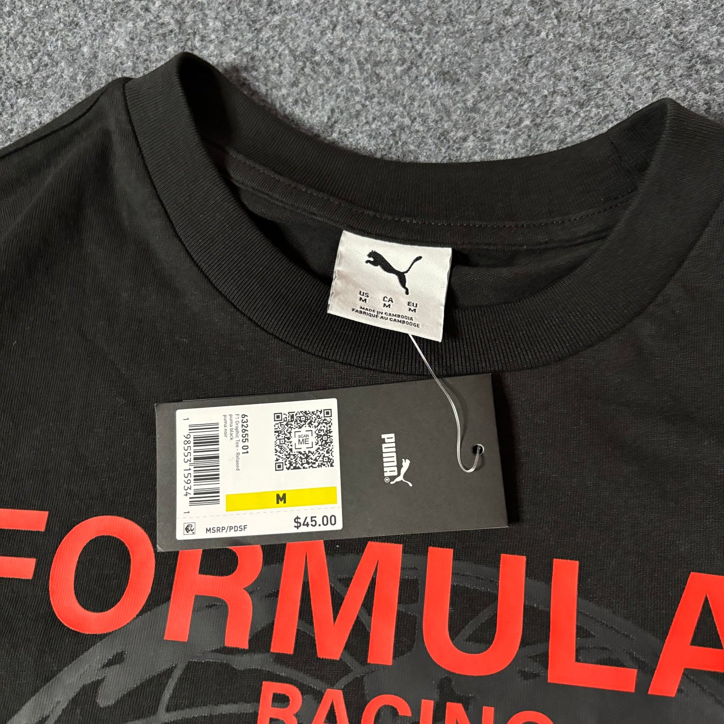Puma x Formula 1 talon wtr tee black
