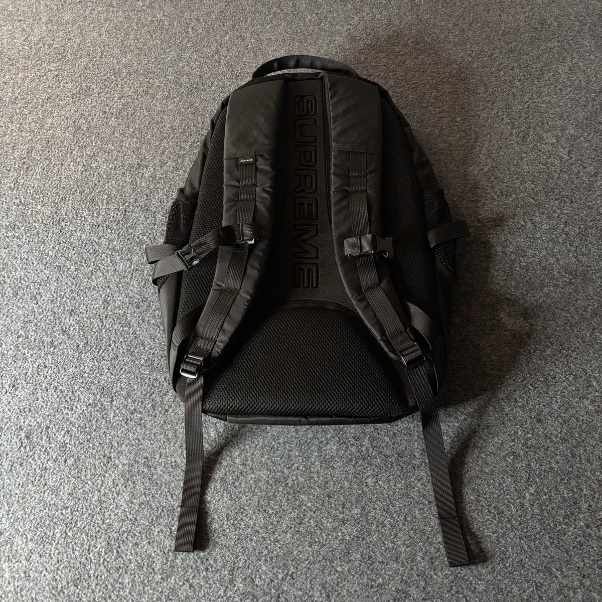 Supreme FW23 3D logo backpack black