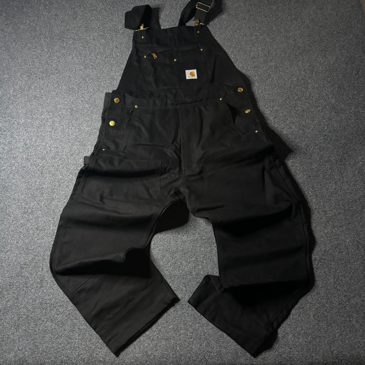 Carhartt double knee black overall