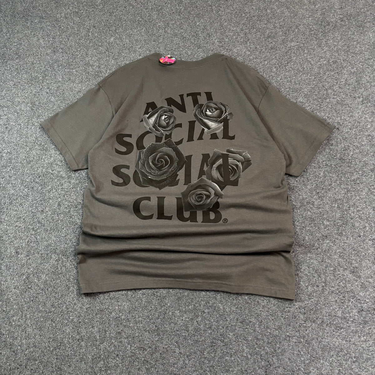 Anti Social Social Club bat emoji tee black