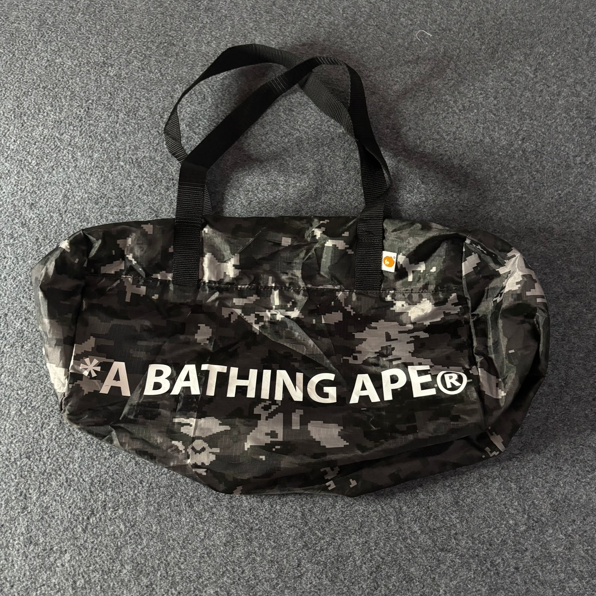 Bape duffle Boston bag digi camo