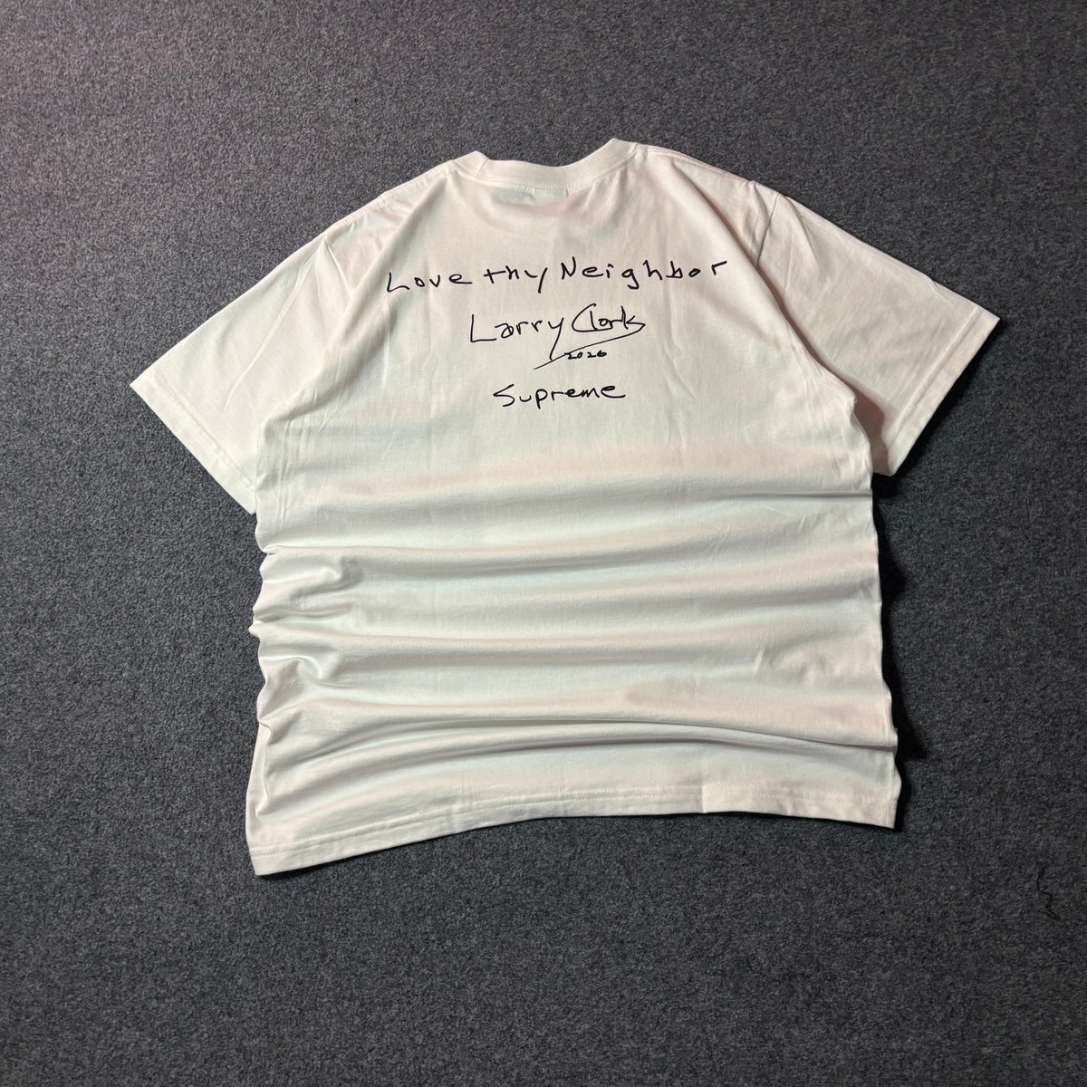 Supreme x Larry Clark neighbor tee white
