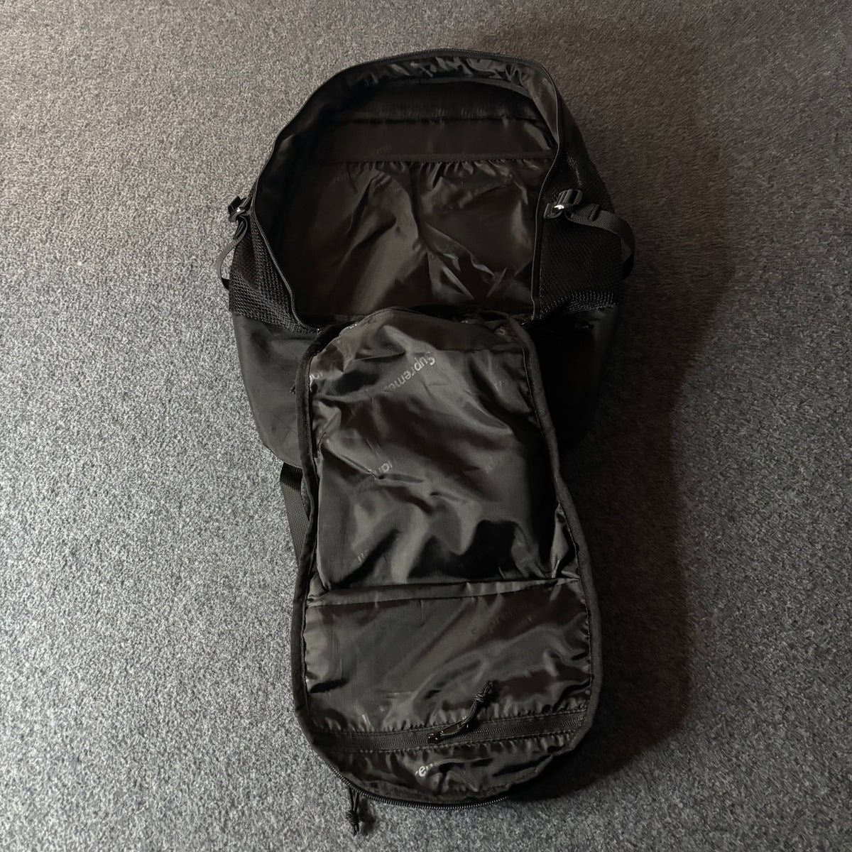 Supreme FW23 3D logo backpack black