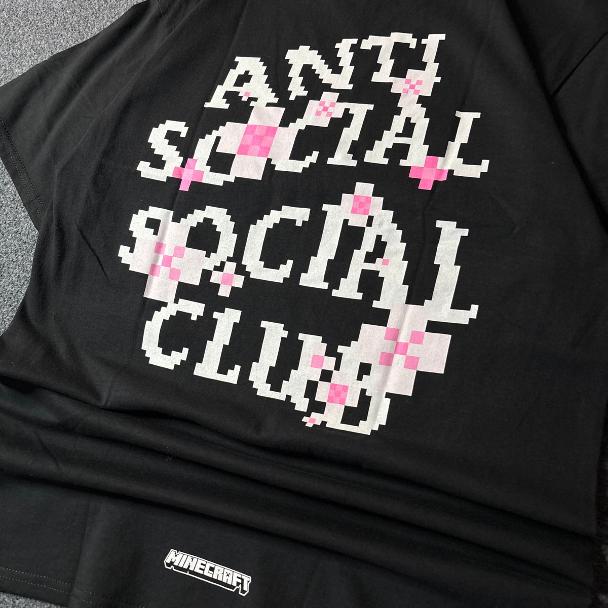 Anti Social Social Club x Minecraft black tee