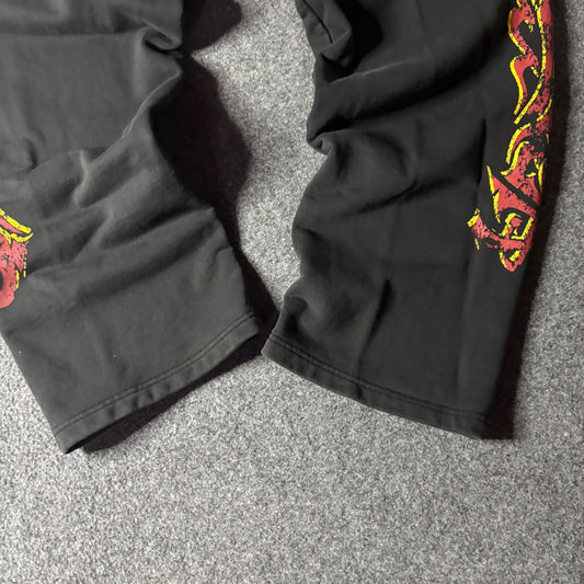 Balenciaga Offshore Baggy Sweatpants Black Faded