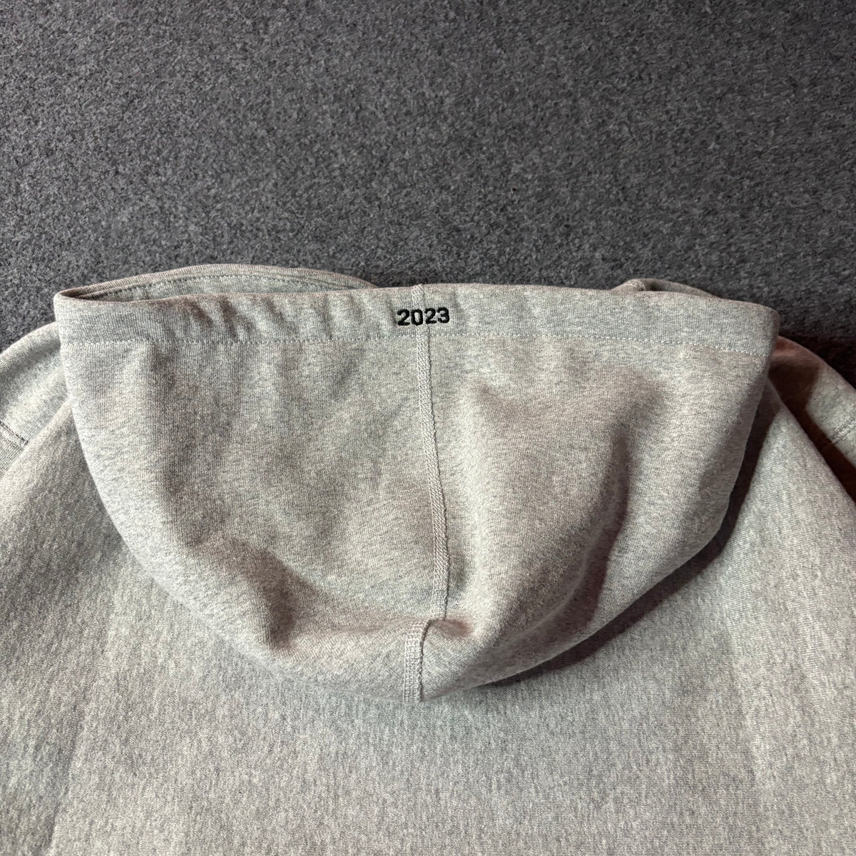 Supreme Motion Logo grey hoodie SS23
