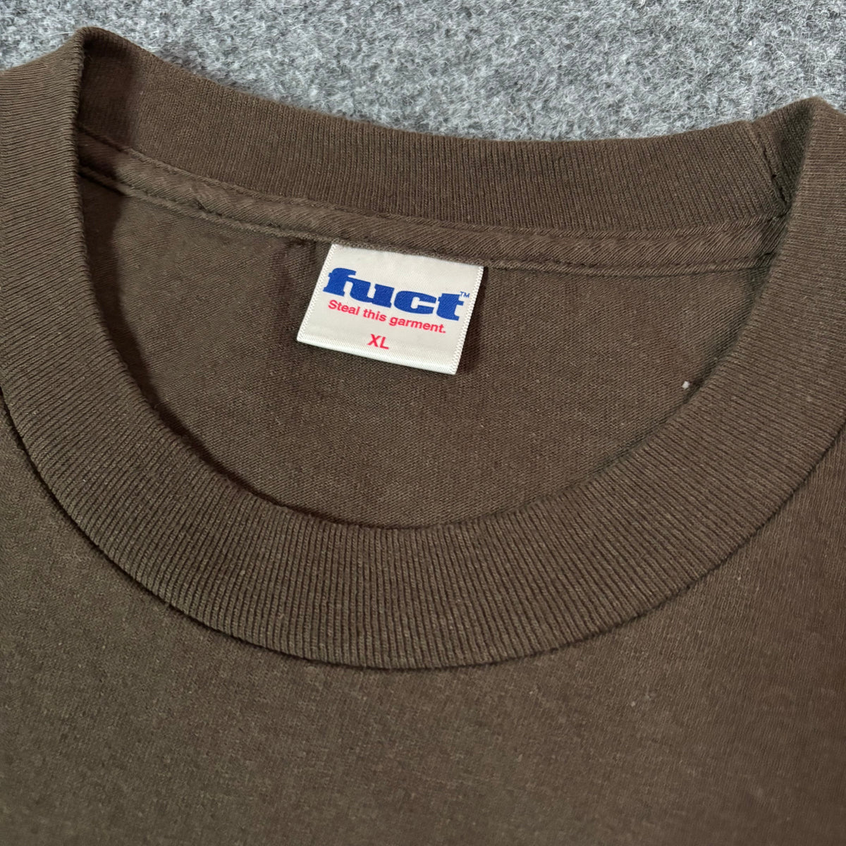 FUCT Bill Clinton tee brown