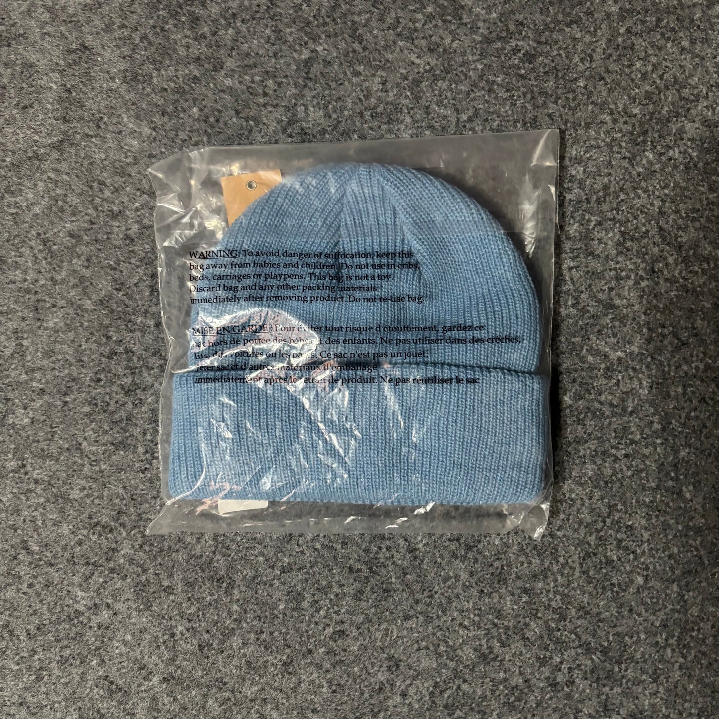 Stussy beanie embroidery logo blue