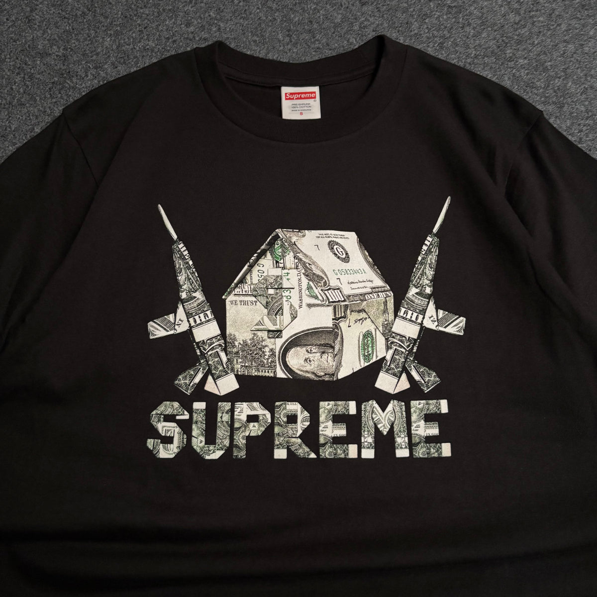 Supreme Origami tee black