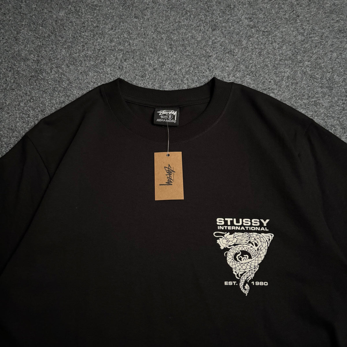 Stussy international dragon tee black