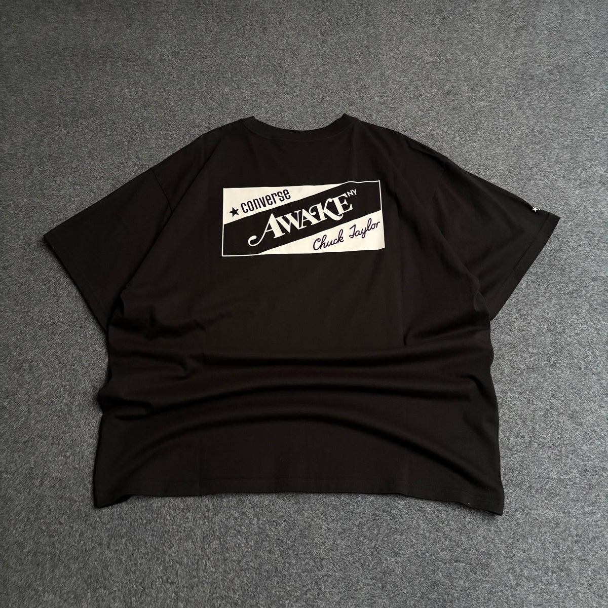 Converse x Awake NY black tee