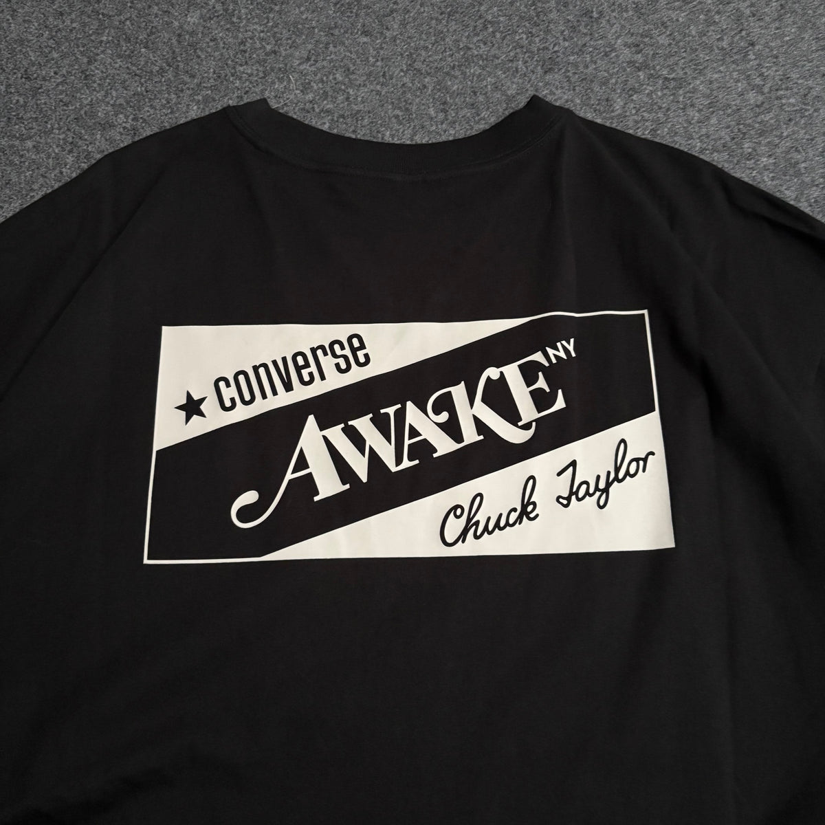 Converse x Awake NY black tee