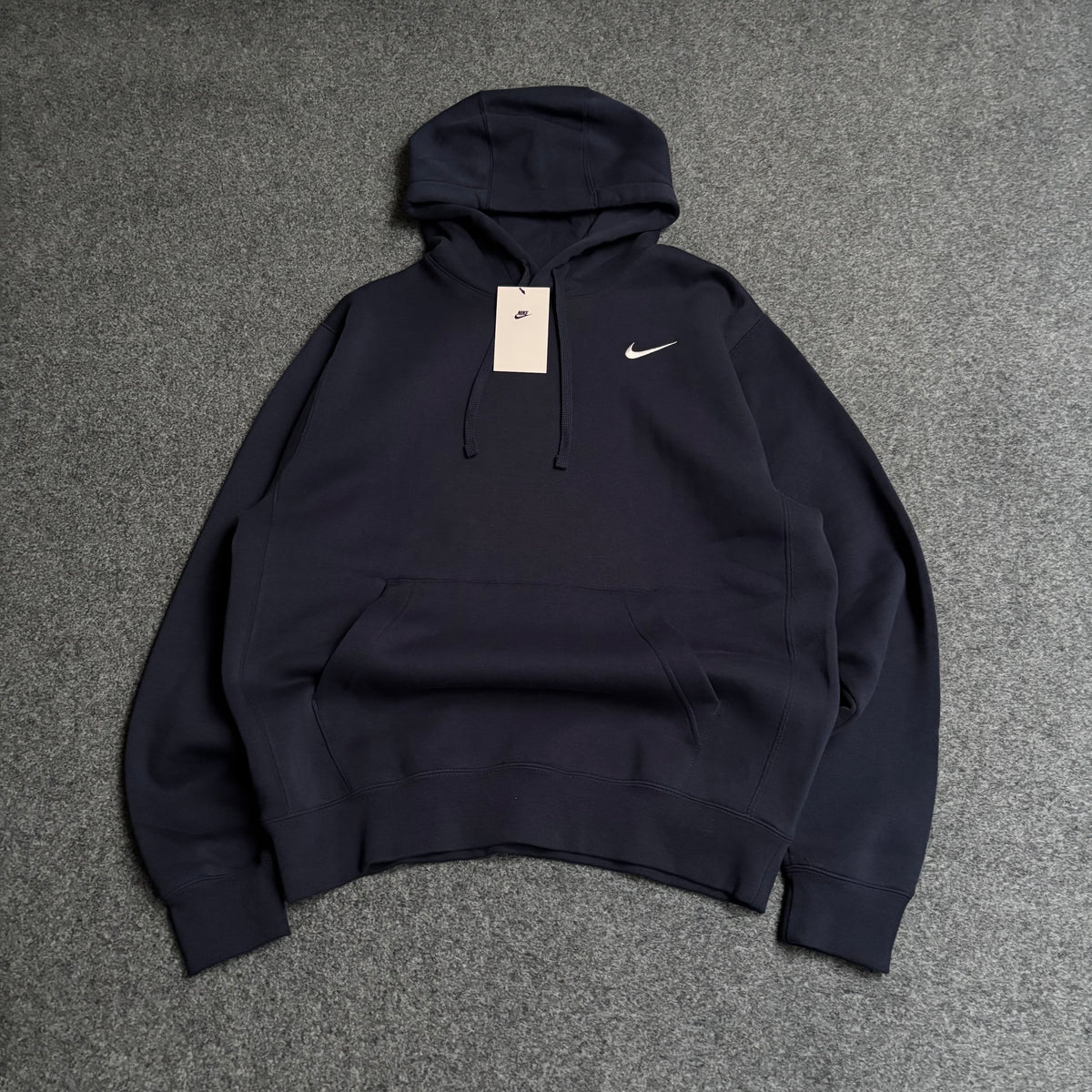 Nike navy logo hoodie