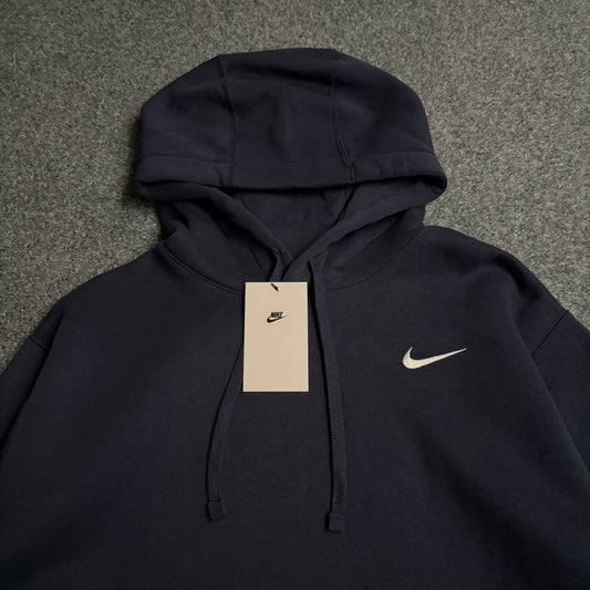 Nike navy logo hoodie