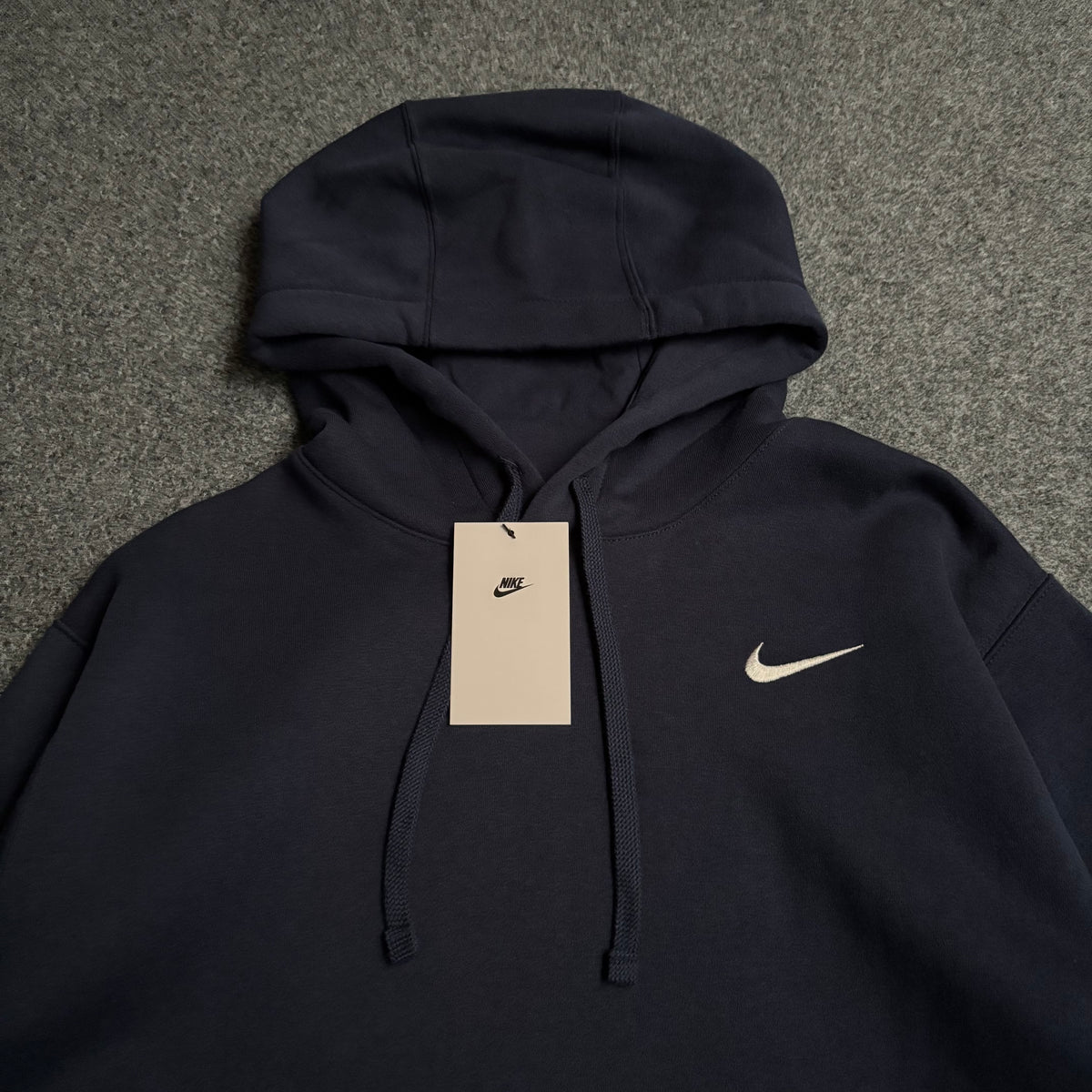 Nike navy logo hoodie