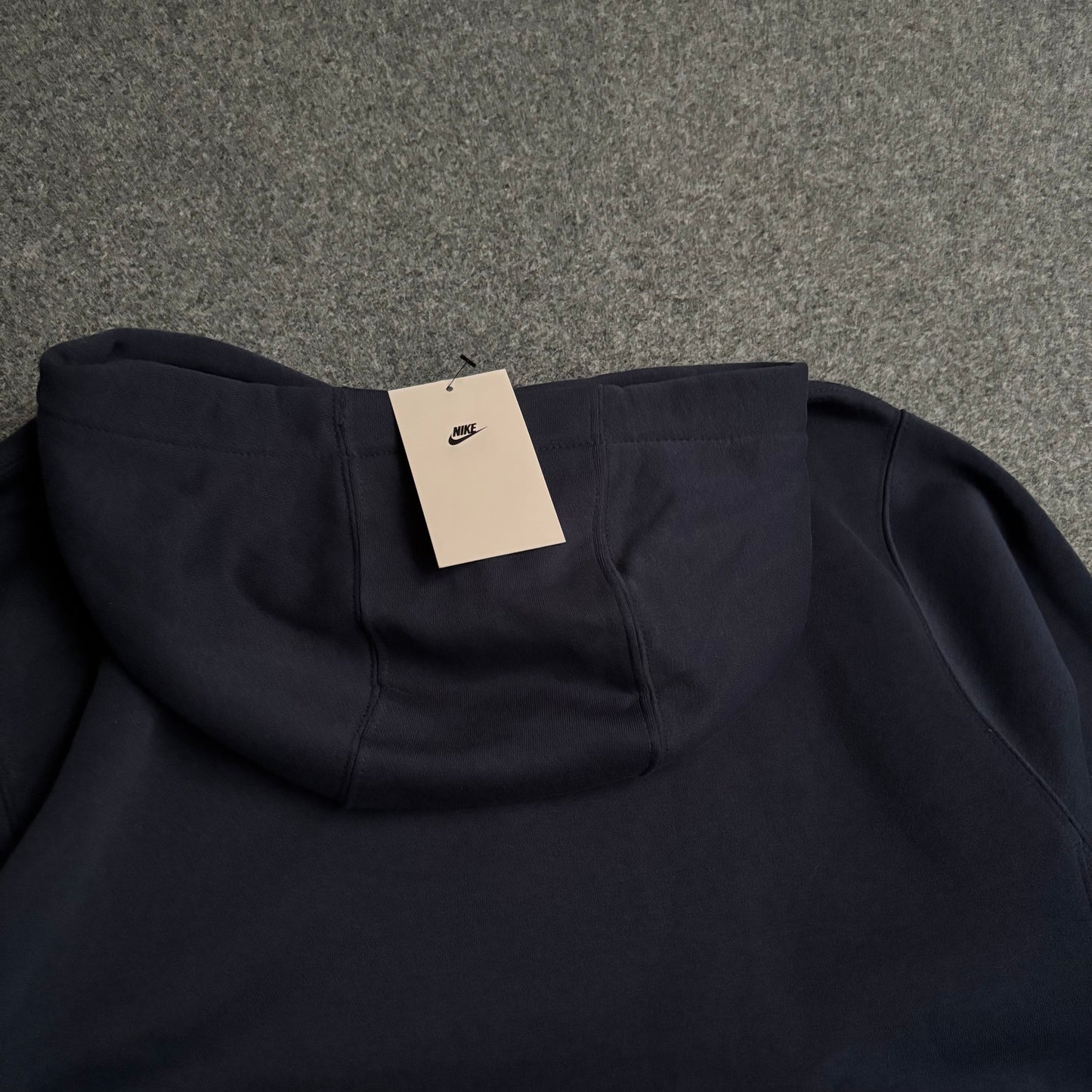 Nike navy logo hoodie