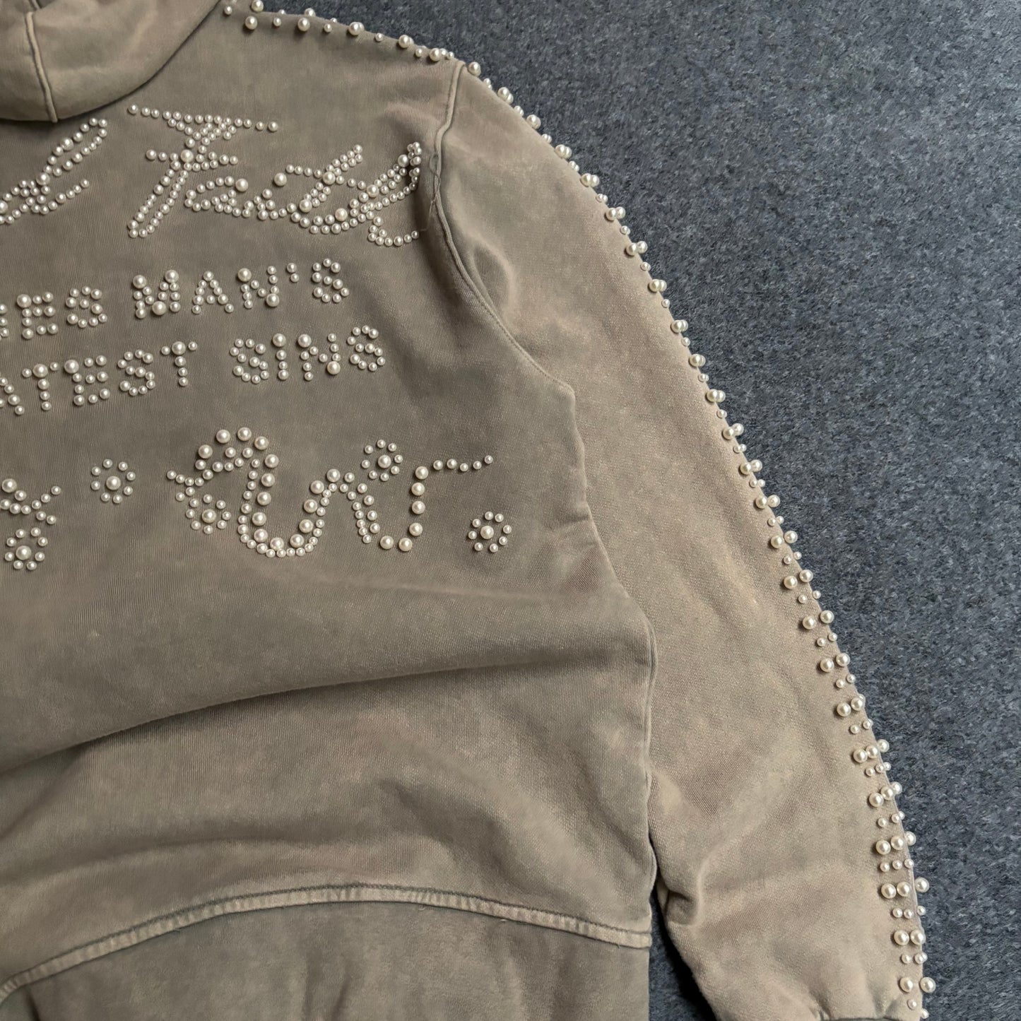 Frost originals "Blind Faith" zip up hoodie mocha