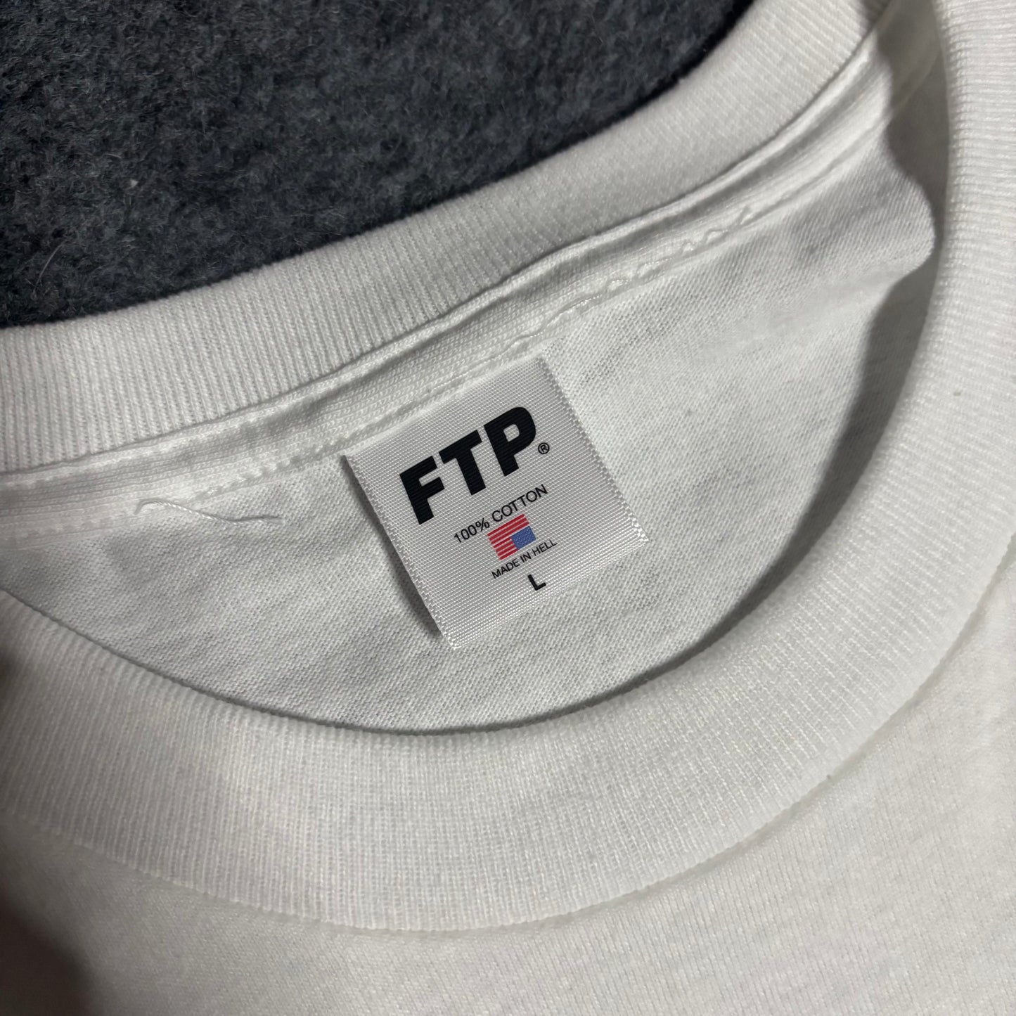 Fuck The Population 15th anniversary white tee