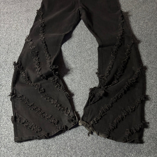 Verseas flared black jeans