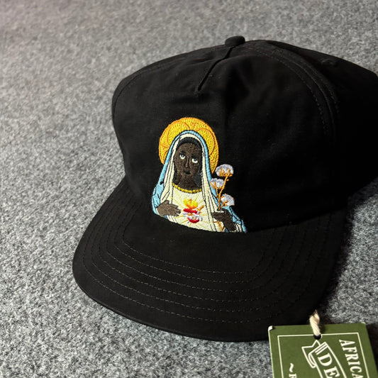 Denim tears black mary cap black