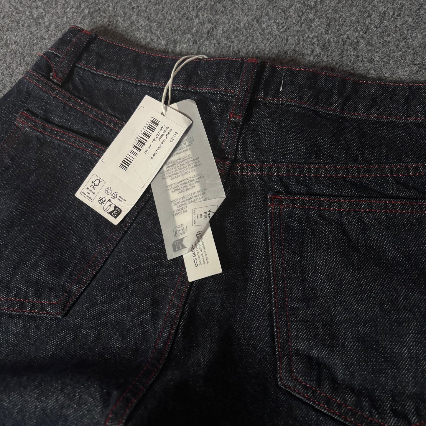 NAKD blue baggy denim