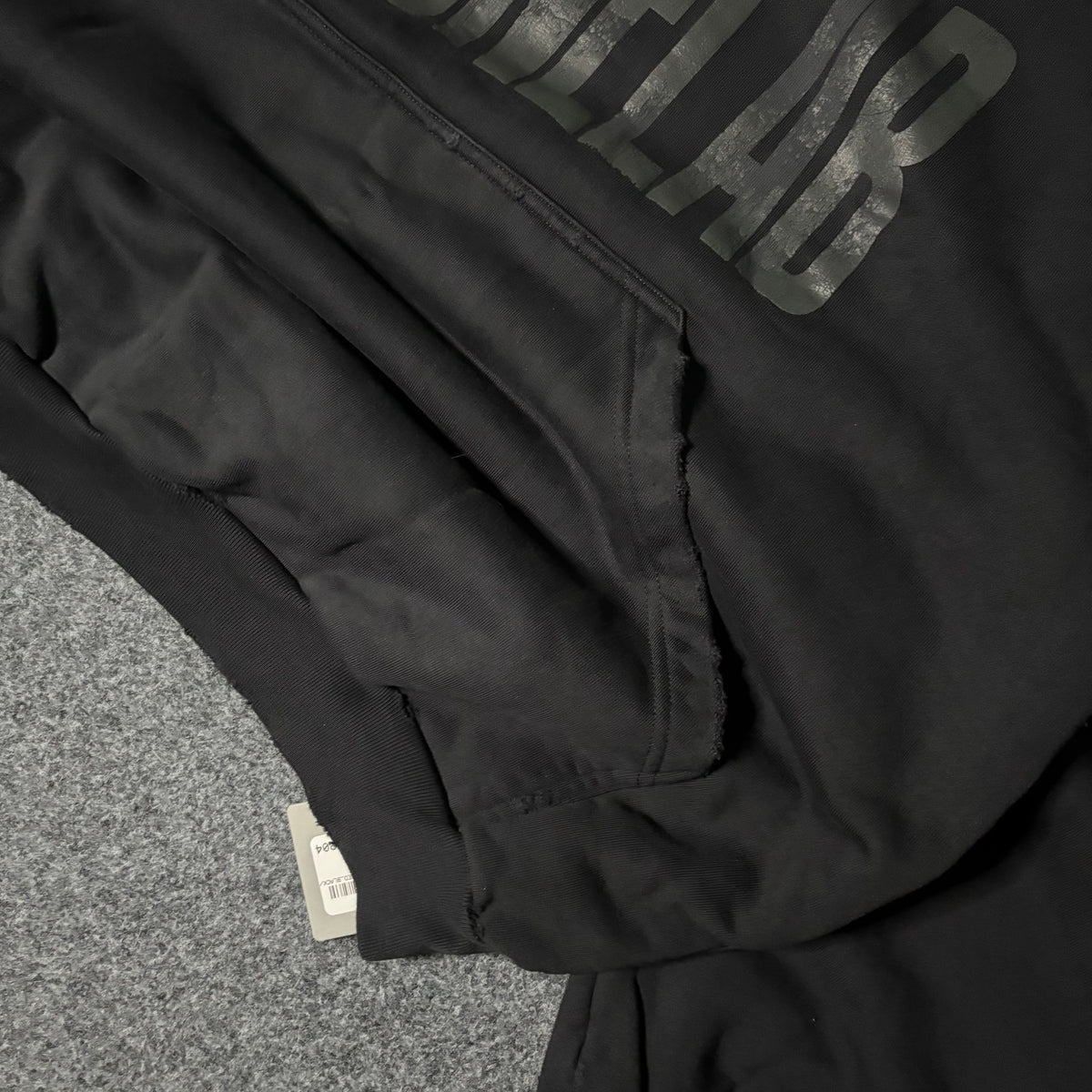 Balenciaga "AGAINELAB" oversized distressed hoodie