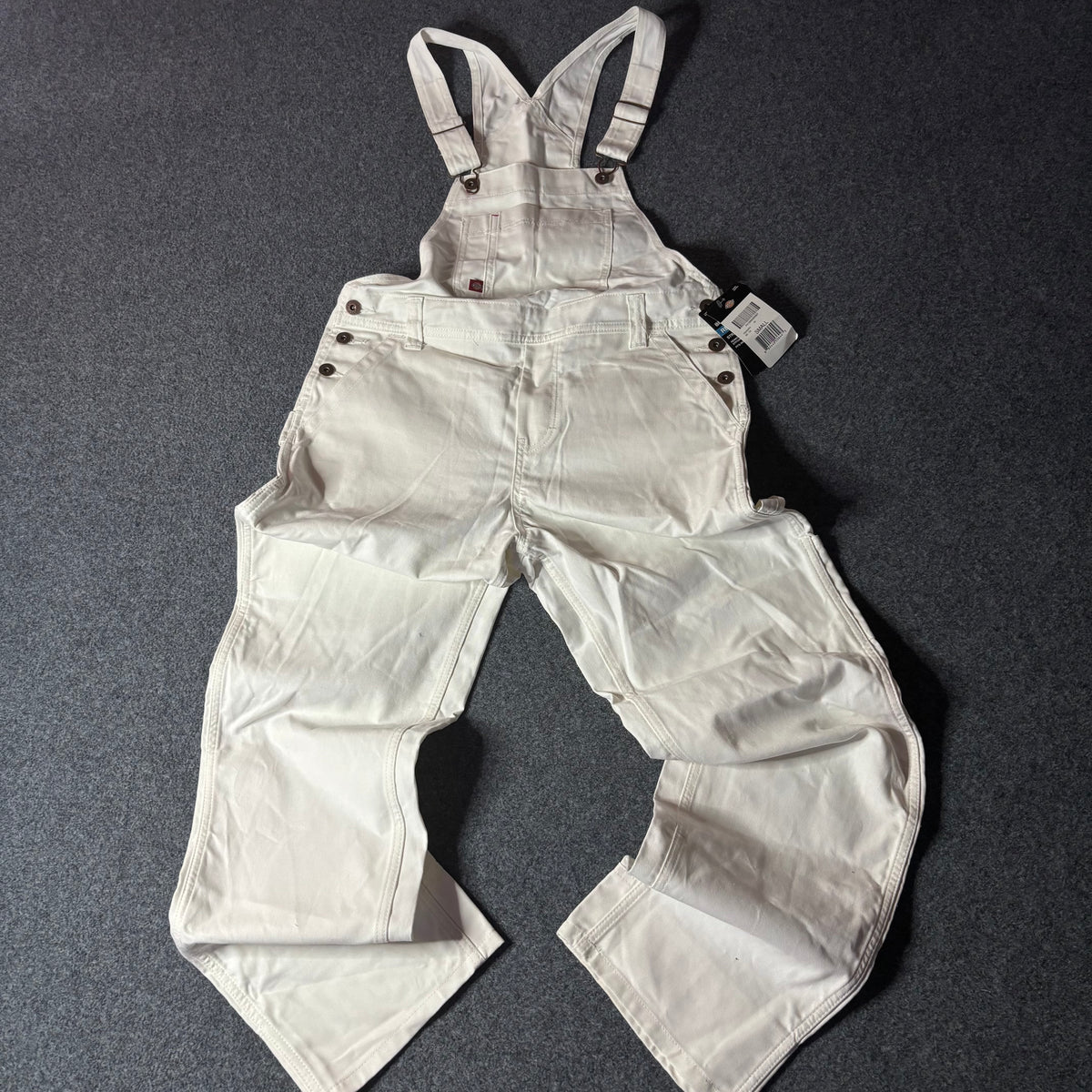 Dickies white double knee